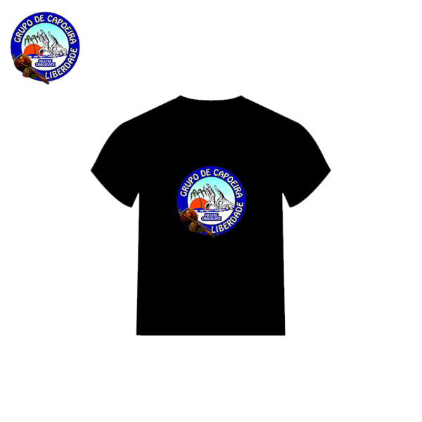 Camiseta do Grupo de Capoeira Liberdade (Preta)